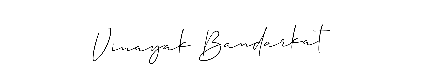 Once you've used our free online signature maker to create your best signature Allison_Script style, it's time to enjoy all of the benefits that Vinayak Bandarkat name signing documents. Vinayak Bandarkat signature style 2 images and pictures png