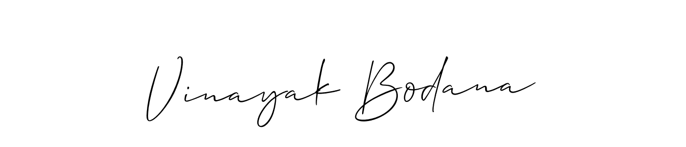 Here are the top 10 professional signature styles for the name Vinayak Bodana. These are the best autograph styles you can use for your name. Vinayak Bodana signature style 2 images and pictures png