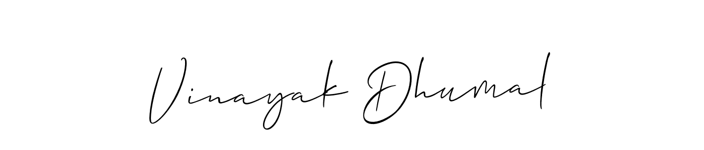 You can use this online signature creator to create a handwritten signature for the name Vinayak Dhumal. This is the best online autograph maker. Vinayak Dhumal signature style 2 images and pictures png