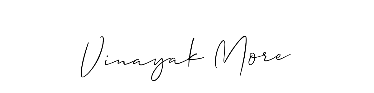 Once you've used our free online signature maker to create your best signature Allison_Script style, it's time to enjoy all of the benefits that Vinayak More name signing documents. Vinayak More signature style 2 images and pictures png