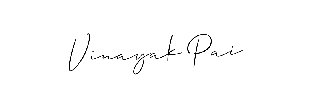 How to Draw Vinayak Pai signature style? Allison_Script is a latest design signature styles for name Vinayak Pai. Vinayak Pai signature style 2 images and pictures png