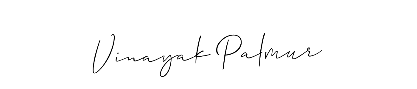 How to Draw Vinayak Palmur signature style? Allison_Script is a latest design signature styles for name Vinayak Palmur. Vinayak Palmur signature style 2 images and pictures png