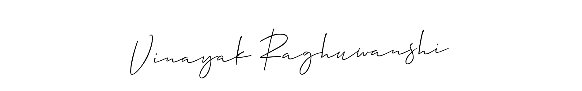 Similarly Allison_Script is the best handwritten signature design. Signature creator online .You can use it as an online autograph creator for name Vinayak Raghuwanshi. Vinayak Raghuwanshi signature style 2 images and pictures png