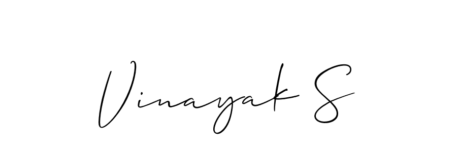 Make a beautiful signature design for name Vinayak S. Use this online signature maker to create a handwritten signature for free. Vinayak S signature style 2 images and pictures png