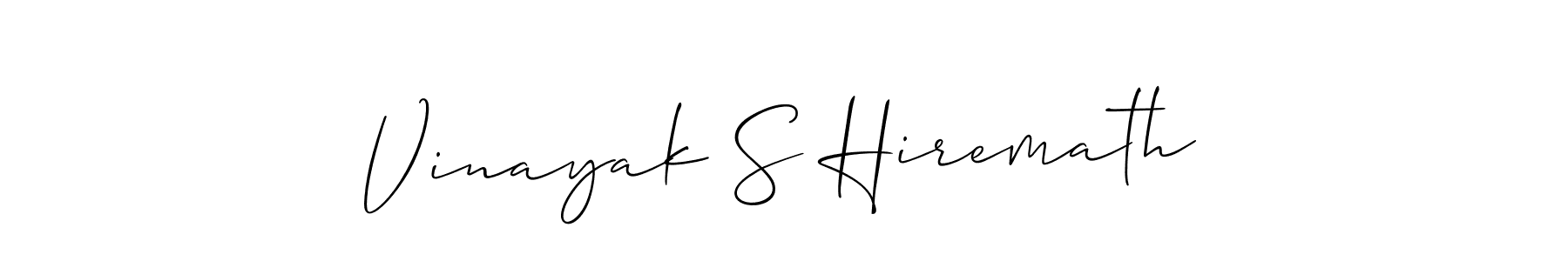 Best and Professional Signature Style for Vinayak S Hiremath. Allison_Script Best Signature Style Collection. Vinayak S Hiremath signature style 2 images and pictures png