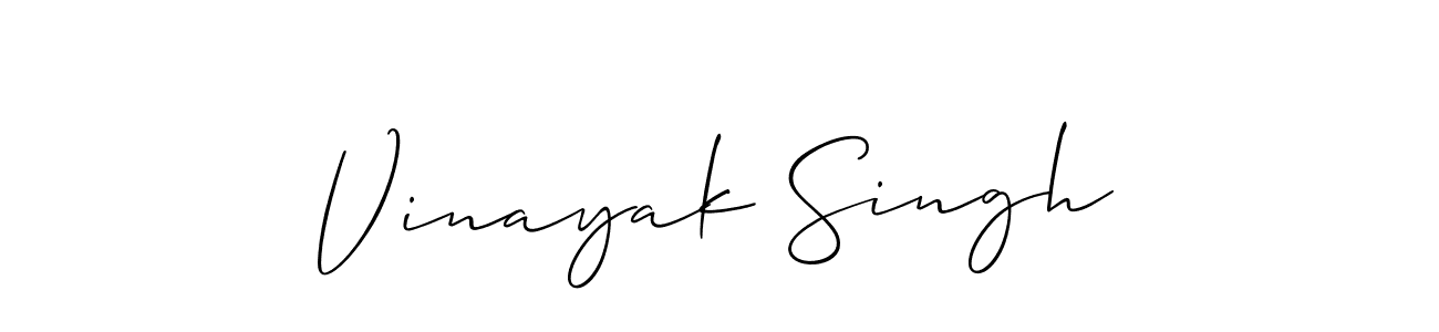 if you are searching for the best signature style for your name Vinayak Singh. so please give up your signature search. here we have designed multiple signature styles  using Allison_Script. Vinayak Singh signature style 2 images and pictures png