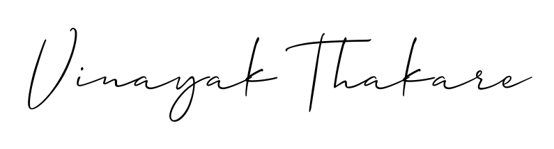Get an exclusive digital autograph for Vinayak Thakare. The Allison_Script typeface captures the charm of real penmanship on paper. Vinayak Thakare signature style 2 images and pictures png