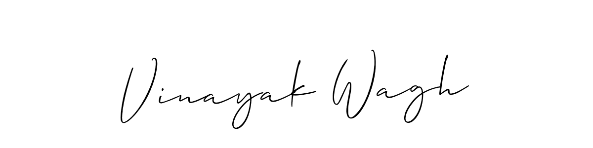 if you are searching for the best signature style for your name Vinayak Wagh. so please give up your signature search. here we have designed multiple signature styles  using Allison_Script. Vinayak Wagh signature style 2 images and pictures png