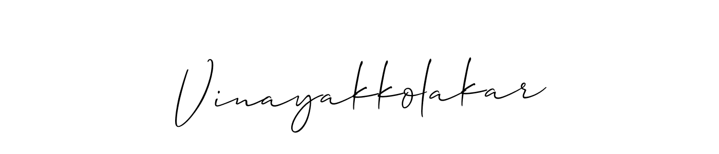 Also You can easily find your signature by using the search form. We will create Vinayakkolakar name handwritten signature images for you free of cost using Allison_Script sign style. Vinayakkolakar signature style 2 images and pictures png