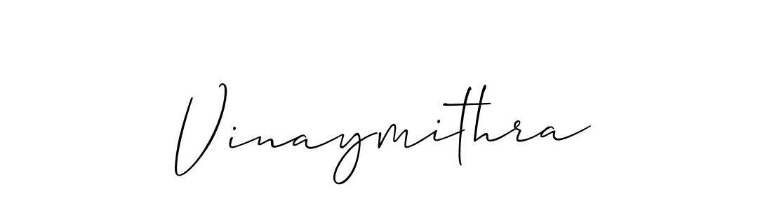 Use a signature maker to create a handwritten signature online. With this signature software, you can design (Allison_Script) your own signature for name Vinaymithra. Vinaymithra signature style 2 images and pictures png