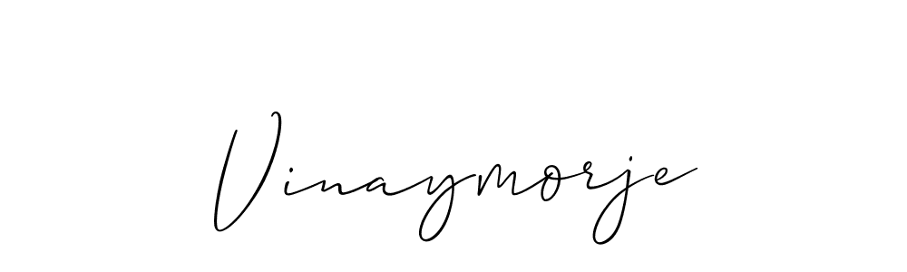 Vinaymorje stylish signature style. Best Handwritten Sign (Allison_Script) for my name. Handwritten Signature Collection Ideas for my name Vinaymorje. Vinaymorje signature style 2 images and pictures png