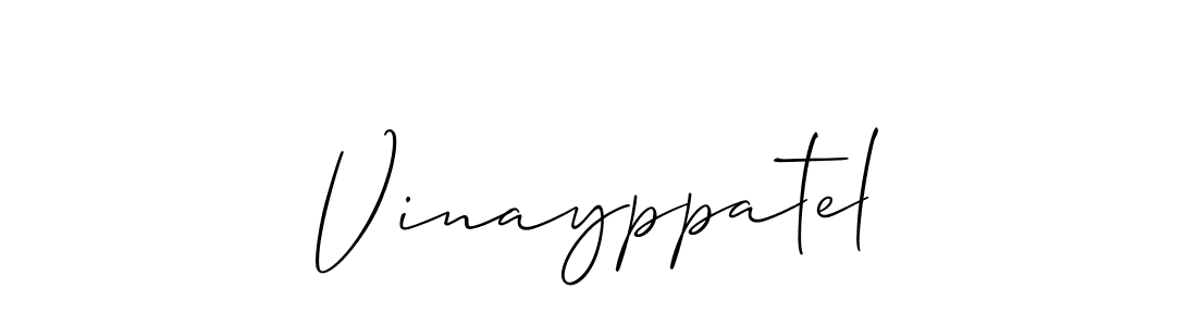 How to Draw Vinayppatel signature style? Allison_Script is a latest design signature styles for name Vinayppatel. Vinayppatel signature style 2 images and pictures png