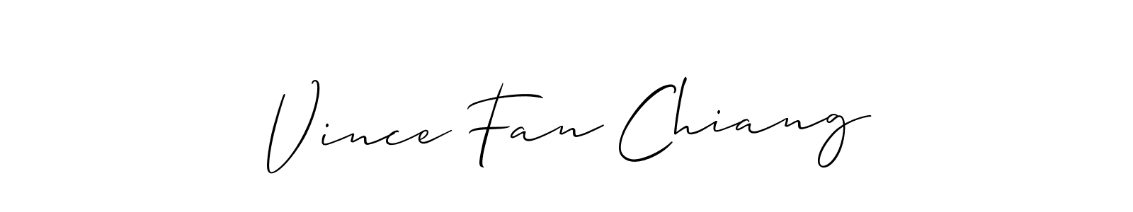 Here are the top 10 professional signature styles for the name Vince Fan Chiang. These are the best autograph styles you can use for your name. Vince Fan Chiang signature style 2 images and pictures png