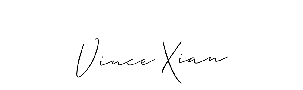 Here are the top 10 professional signature styles for the name Vince Xian. These are the best autograph styles you can use for your name. Vince Xian signature style 2 images and pictures png