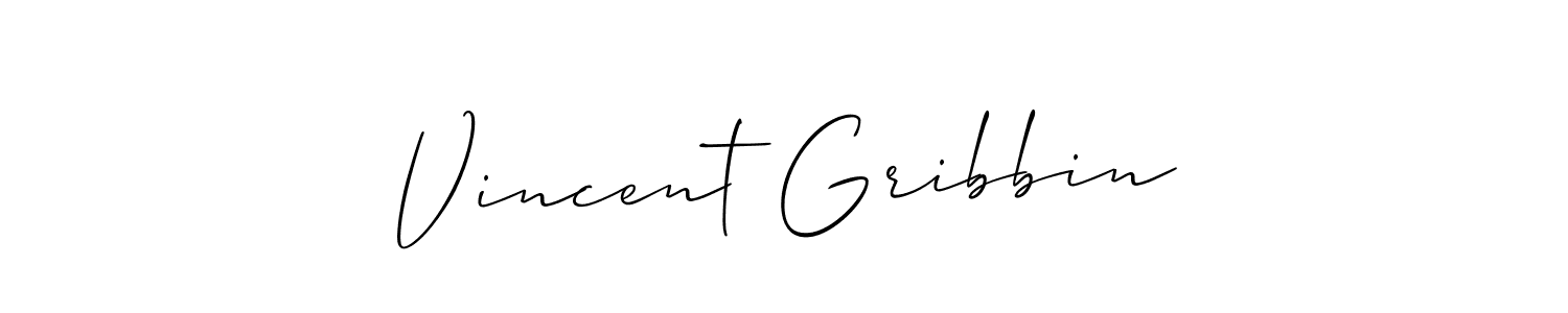 Once you've used our free online signature maker to create your best signature Allison_Script style, it's time to enjoy all of the benefits that Vincent Gribbin name signing documents. Vincent Gribbin signature style 2 images and pictures png