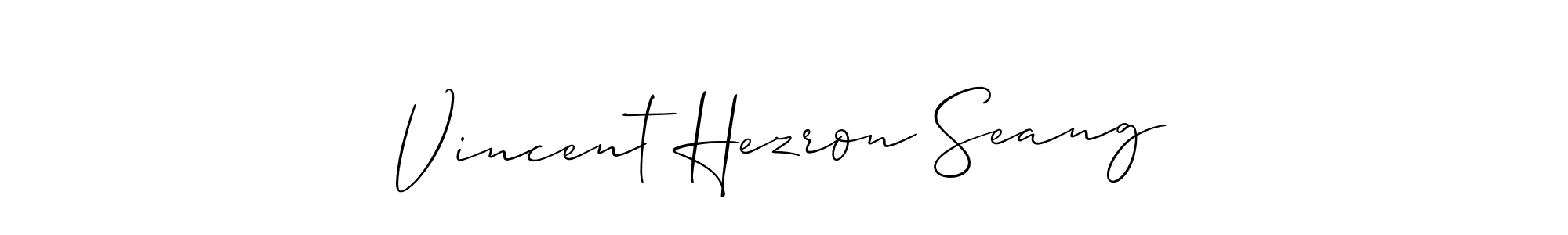 Here are the top 10 professional signature styles for the name Vincent Hezron Seang. These are the best autograph styles you can use for your name. Vincent Hezron Seang signature style 2 images and pictures png