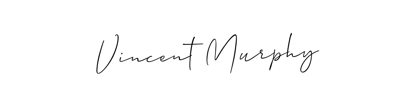 Vincent Murphy stylish signature style. Best Handwritten Sign (Allison_Script) for my name. Handwritten Signature Collection Ideas for my name Vincent Murphy. Vincent Murphy signature style 2 images and pictures png