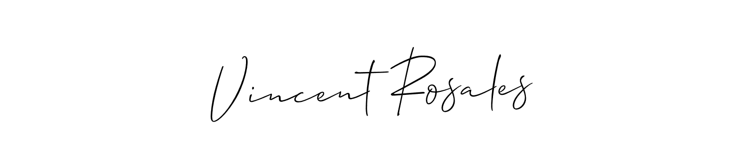 Similarly Allison_Script is the best handwritten signature design. Signature creator online .You can use it as an online autograph creator for name Vincent Rosales. Vincent Rosales signature style 2 images and pictures png