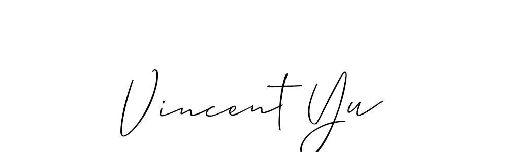 This is the best signature style for the Vincent Yu name. Also you like these signature font (Allison_Script). Mix name signature. Vincent Yu signature style 2 images and pictures png