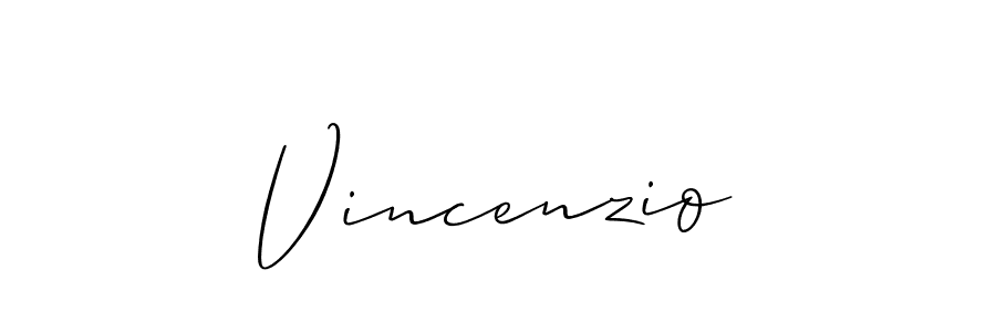 Also You can easily find your signature by using the search form. We will create Vincenzio name handwritten signature images for you free of cost using Allison_Script sign style. Vincenzio signature style 2 images and pictures png