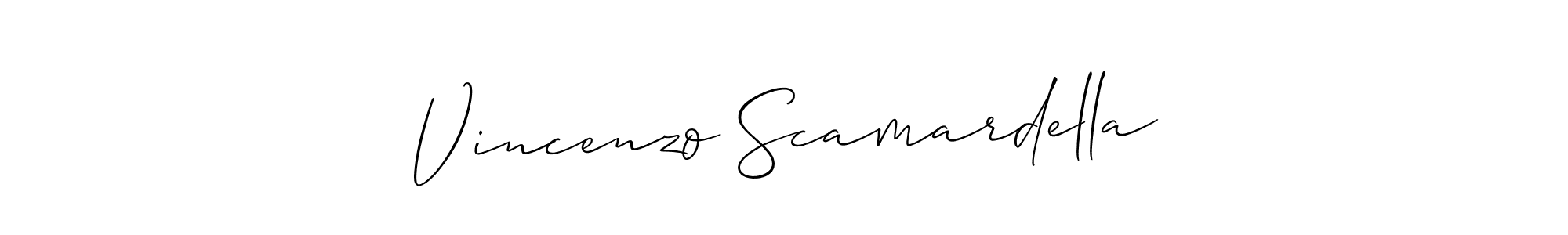 Also You can easily find your signature by using the search form. We will create Vincenzo Scamardella name handwritten signature images for you free of cost using Allison_Script sign style. Vincenzo Scamardella signature style 2 images and pictures png