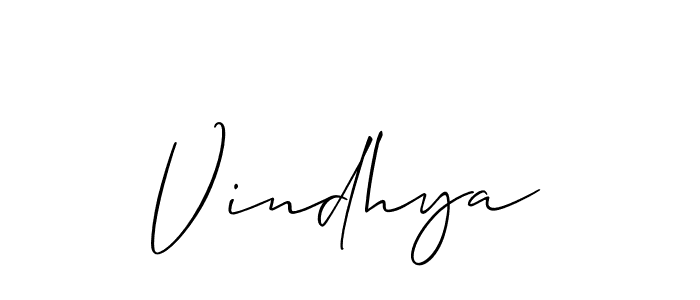 How to Draw Vindhya signature style? Allison_Script is a latest design signature styles for name Vindhya. Vindhya signature style 2 images and pictures png