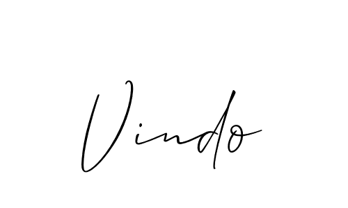 Once you've used our free online signature maker to create your best signature Allison_Script style, it's time to enjoy all of the benefits that Vindo name signing documents. Vindo signature style 2 images and pictures png