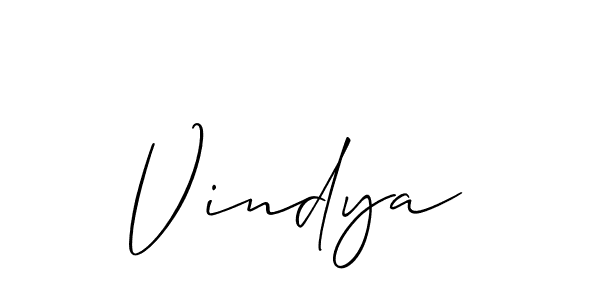 How to Draw Vindya signature style? Allison_Script is a latest design signature styles for name Vindya. Vindya signature style 2 images and pictures png