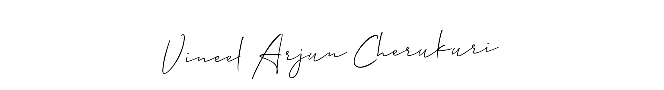 Once you've used our free online signature maker to create your best signature Allison_Script style, it's time to enjoy all of the benefits that Vineel Arjun Cherukuri name signing documents. Vineel Arjun Cherukuri signature style 2 images and pictures png