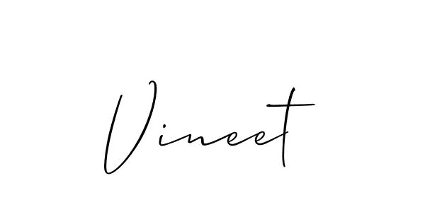 Make a short Vineet signature style. Manage your documents anywhere anytime using Allison_Script. Create and add eSignatures, submit forms, share and send files easily. Vineet signature style 2 images and pictures png