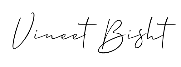 How to make Vineet Bisht name signature. Use Allison_Script style for creating short signs online. This is the latest handwritten sign. Vineet Bisht signature style 2 images and pictures png
