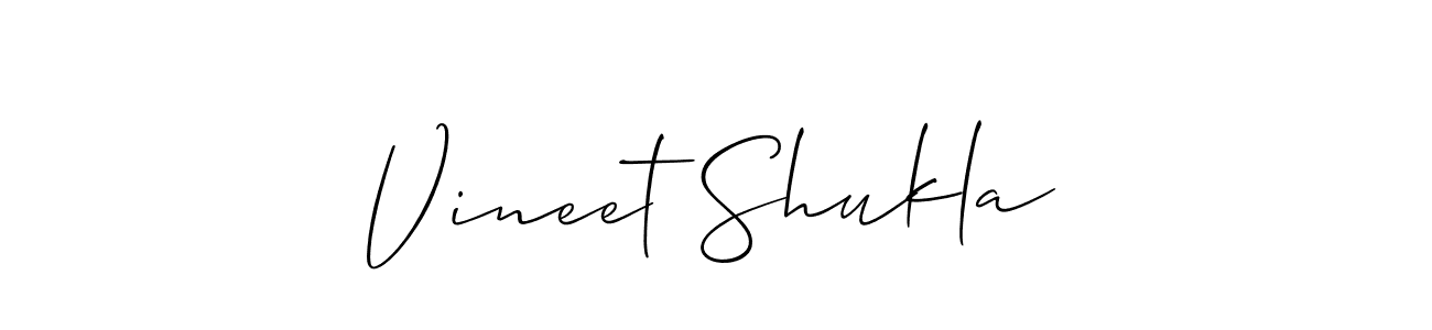 Also You can easily find your signature by using the search form. We will create Vineet Shukla name handwritten signature images for you free of cost using Allison_Script sign style. Vineet Shukla signature style 2 images and pictures png