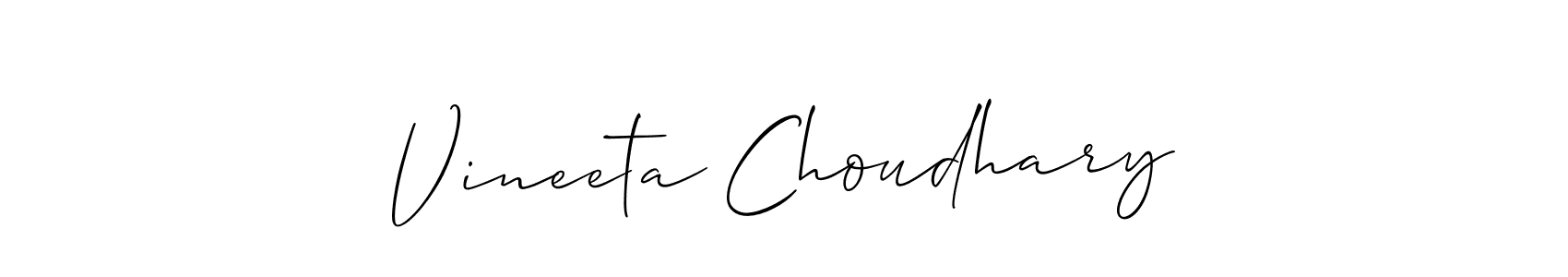 Similarly Allison_Script is the best handwritten signature design. Signature creator online .You can use it as an online autograph creator for name Vineeta Choudhary. Vineeta Choudhary signature style 2 images and pictures png