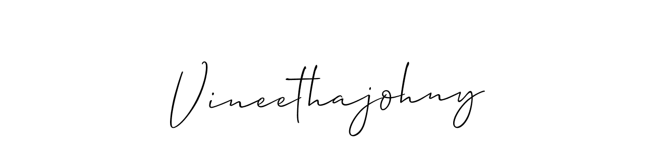 Similarly Allison_Script is the best handwritten signature design. Signature creator online .You can use it as an online autograph creator for name Vineethajohny. Vineethajohny signature style 2 images and pictures png