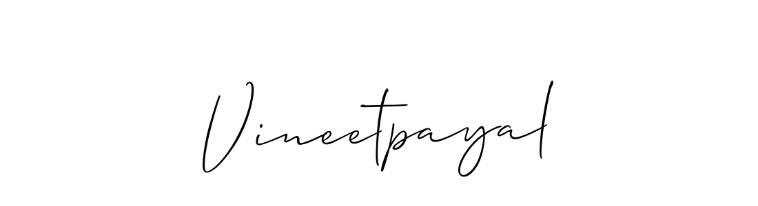 Make a beautiful signature design for name Vineetpayal. Use this online signature maker to create a handwritten signature for free. Vineetpayal signature style 2 images and pictures png