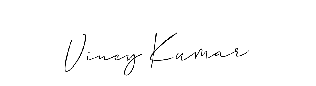 Make a beautiful signature design for name Viney Kumar. Use this online signature maker to create a handwritten signature for free. Viney Kumar signature style 2 images and pictures png