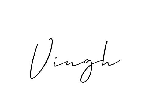 This is the best signature style for the Vingh name. Also you like these signature font (Allison_Script). Mix name signature. Vingh signature style 2 images and pictures png