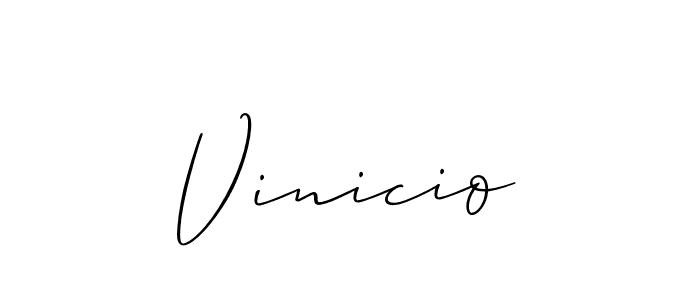 if you are searching for the best signature style for your name Vinicio. so please give up your signature search. here we have designed multiple signature styles  using Allison_Script. Vinicio signature style 2 images and pictures png