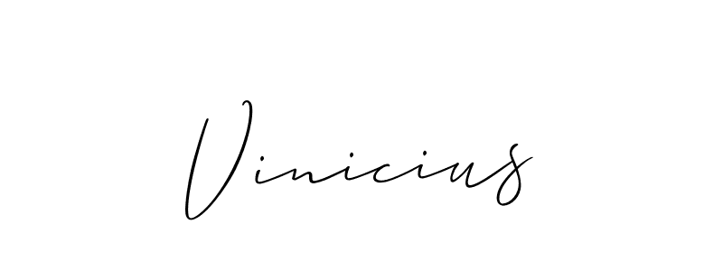 Best and Professional Signature Style for Vinicius. Allison_Script Best Signature Style Collection. Vinicius signature style 2 images and pictures png