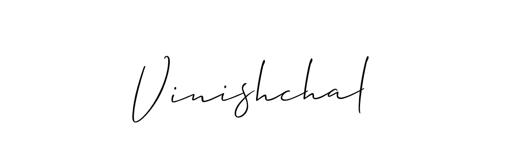 Once you've used our free online signature maker to create your best signature Allison_Script style, it's time to enjoy all of the benefits that Vinishchal name signing documents. Vinishchal signature style 2 images and pictures png