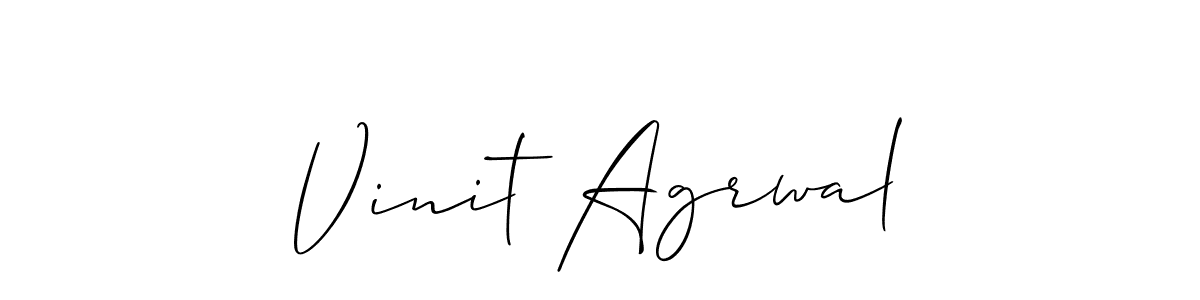 Once you've used our free online signature maker to create your best signature Allison_Script style, it's time to enjoy all of the benefits that Vinit Agrwal name signing documents. Vinit Agrwal signature style 2 images and pictures png