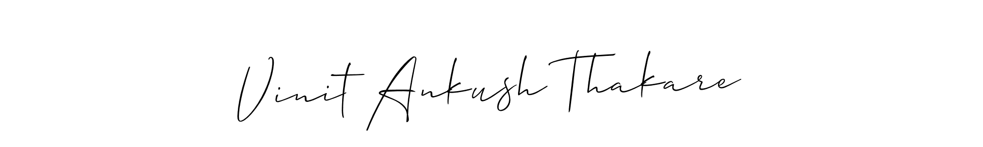 Here are the top 10 professional signature styles for the name Vinit Ankush Thakare. These are the best autograph styles you can use for your name. Vinit Ankush Thakare signature style 2 images and pictures png