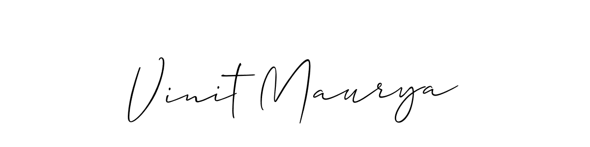 Once you've used our free online signature maker to create your best signature Allison_Script style, it's time to enjoy all of the benefits that Vinit Maurya name signing documents. Vinit Maurya signature style 2 images and pictures png