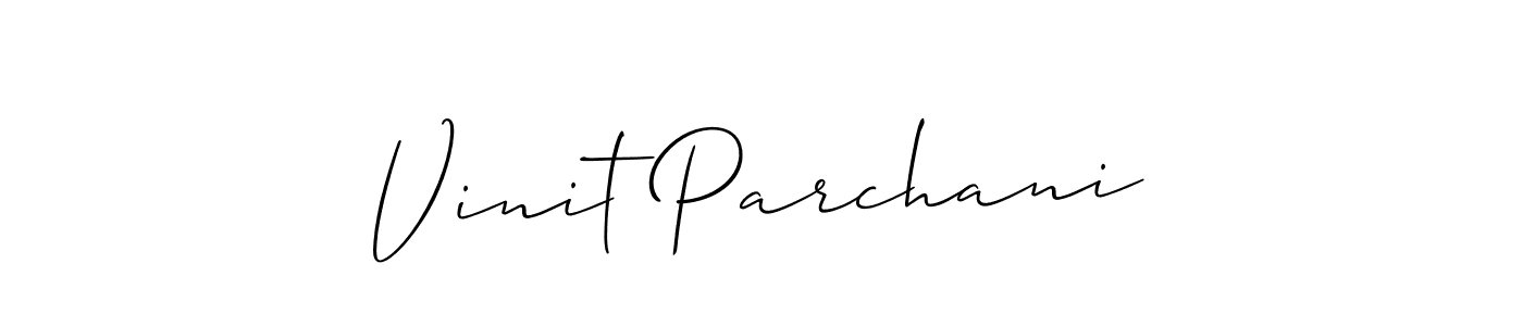 See photos of Vinit Parchani official signature by Spectra . Check more albums & portfolios. Read reviews & check more about Allison_Script font. Vinit Parchani signature style 2 images and pictures png