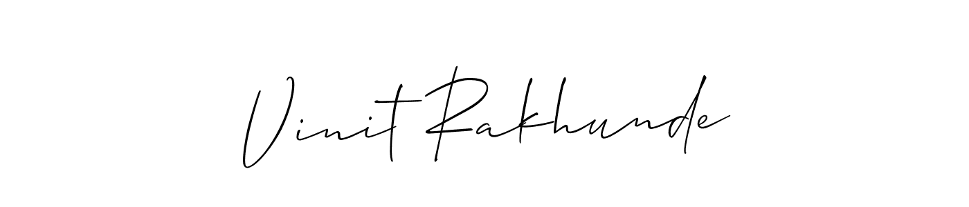 Here are the top 10 professional signature styles for the name Vinit Rakhunde. These are the best autograph styles you can use for your name. Vinit Rakhunde signature style 2 images and pictures png