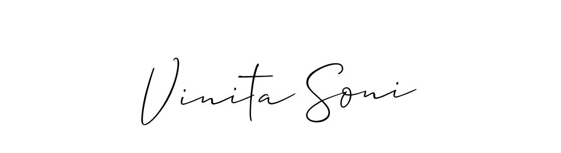 Once you've used our free online signature maker to create your best signature Allison_Script style, it's time to enjoy all of the benefits that Vinita Soni name signing documents. Vinita Soni signature style 2 images and pictures png