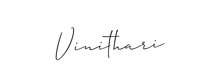 Make a beautiful signature design for name Vinithari. Use this online signature maker to create a handwritten signature for free. Vinithari signature style 2 images and pictures png