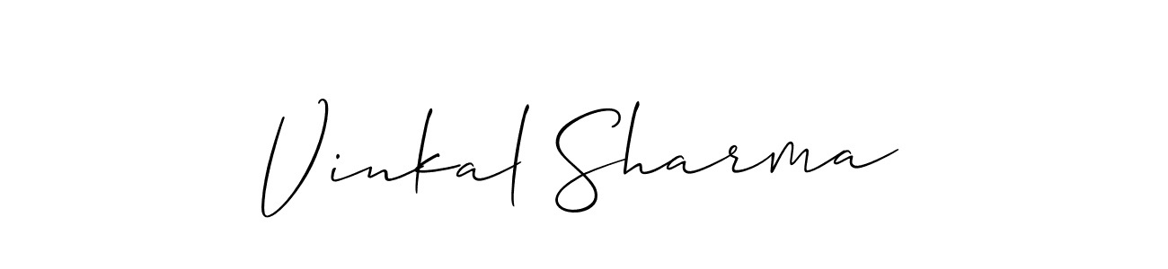 You can use this online signature creator to create a handwritten signature for the name Vinkal Sharma. This is the best online autograph maker. Vinkal Sharma signature style 2 images and pictures png