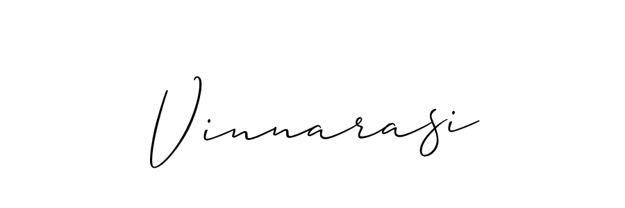 You should practise on your own different ways (Allison_Script) to write your name (Vinnarasi) in signature. don't let someone else do it for you. Vinnarasi signature style 2 images and pictures png