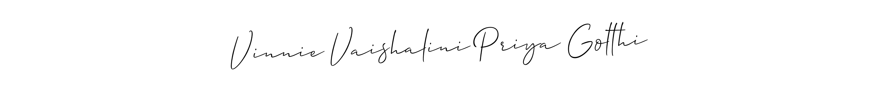 Check out images of Autograph of Vinnie Vaishalini Priya Golthi name. Actor Vinnie Vaishalini Priya Golthi Signature Style. Allison_Script is a professional sign style online. Vinnie Vaishalini Priya Golthi signature style 2 images and pictures png